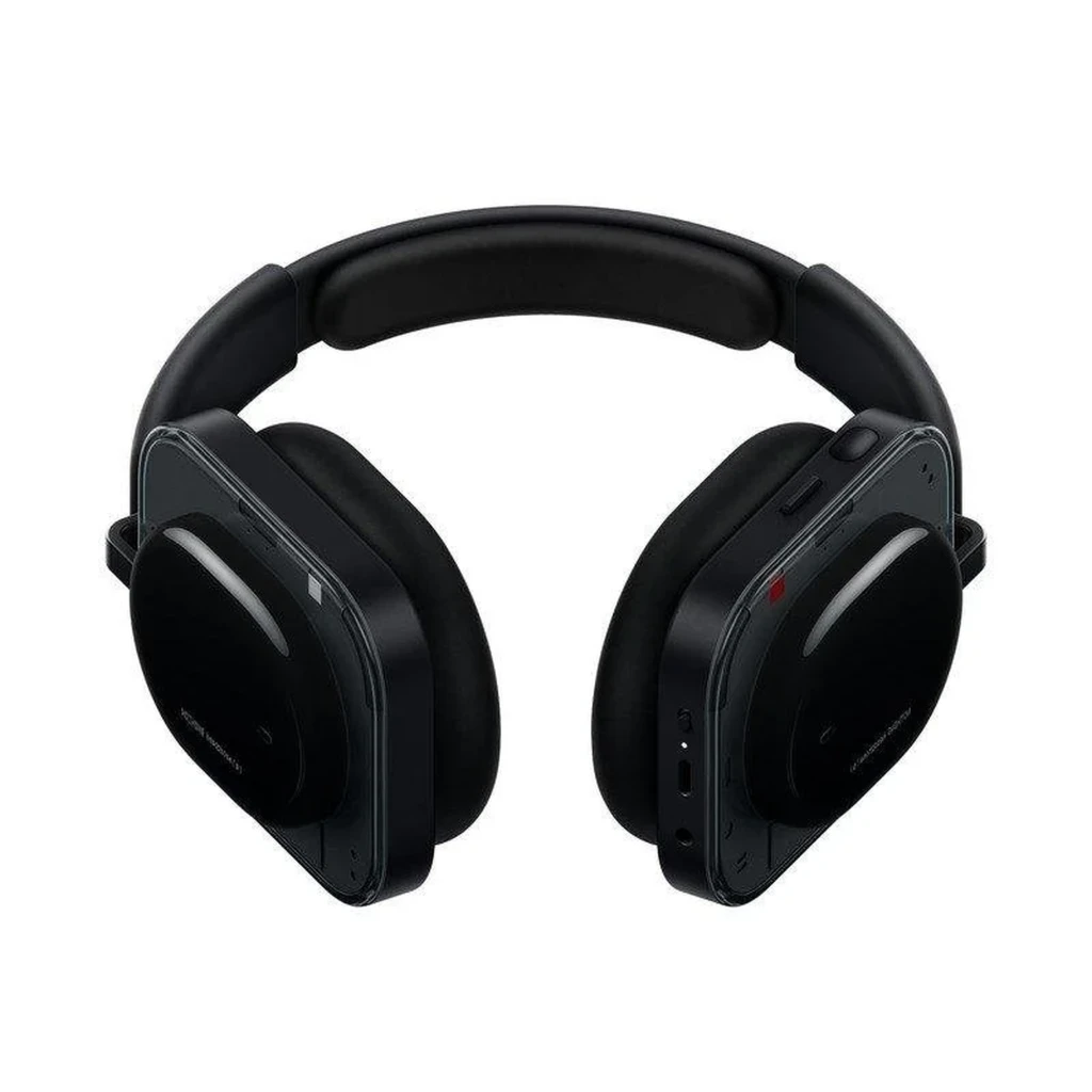 Auriculares Nothing Headphone a Negro de diadema, diseño cuadrado con copas grandes brillantes, almohadillas acolchadas, diadema ajustable y acabado mate - Ítem6