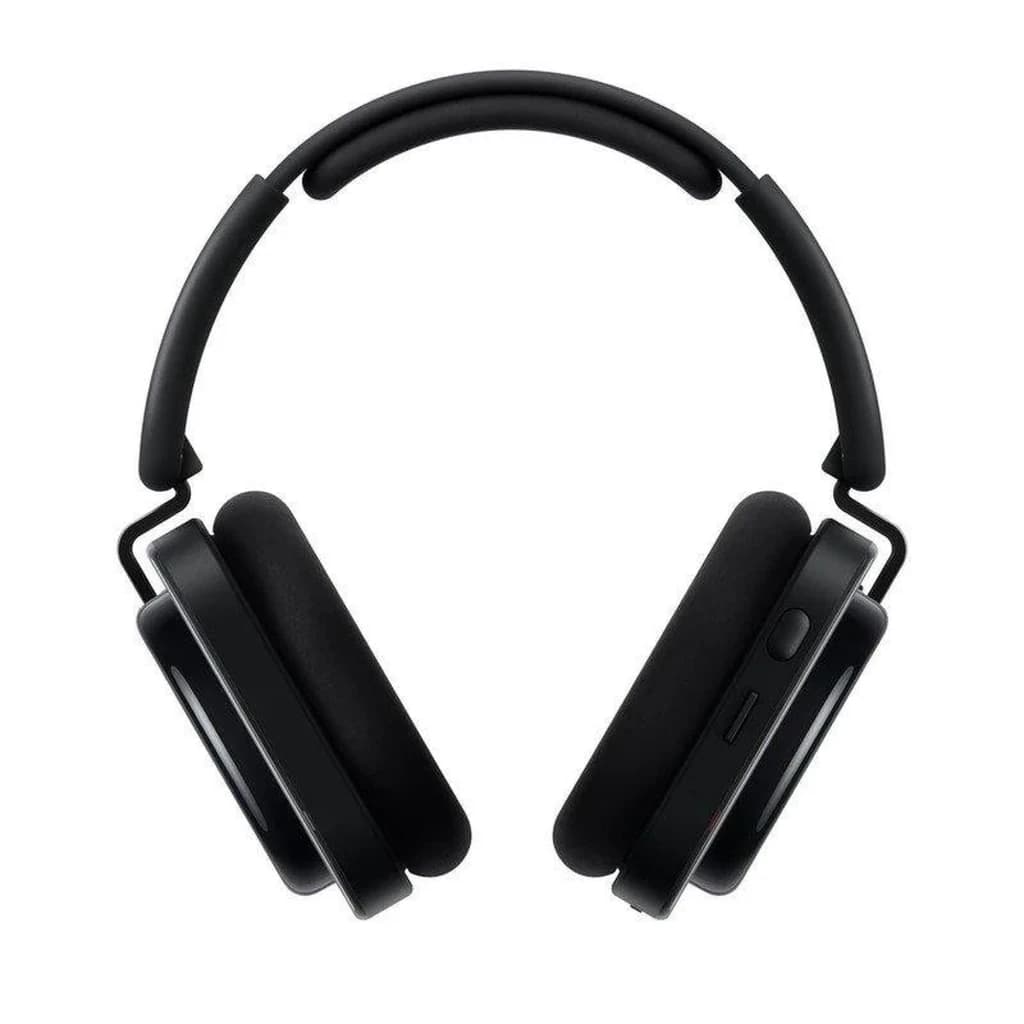 Nothing Headphone (a) Preto com diadema acolchoada, conchas ovais grandes, almofadas macias, botões laterais e design minimalista mate