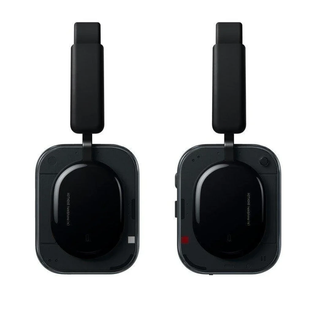 Auriculares Nothing Headphone a Negro de diadema, diseño cuadrado con copas grandes brillantes, almohadillas acolchadas, diadema ajustable y acabado mate - Ítem5