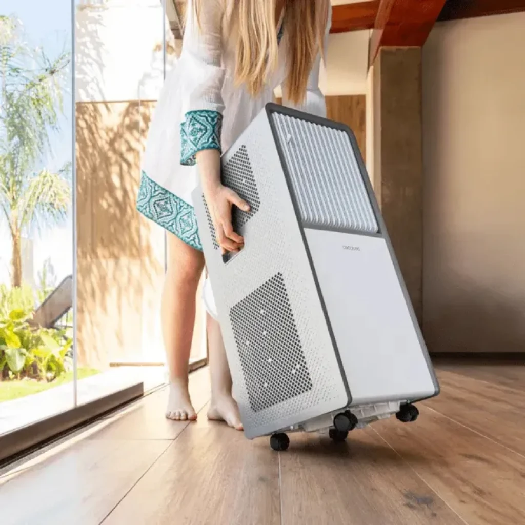 Ar condicionado portátil Cecotec ForceClima 12850 Style Heating Connected com painel tátil e rodas - Item4