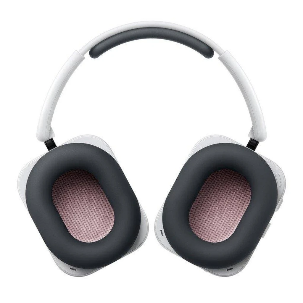 Nothing Headphone a Rosa con diadema acolchada blanca, copas cuadradas grises y paneles laterales rosados; diseño moderno y minimalista inalámbrico - Ítem4