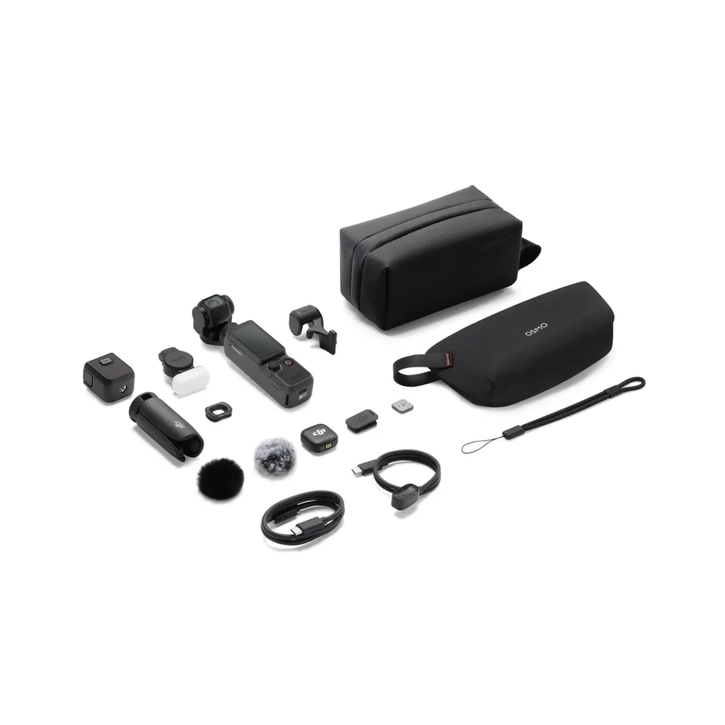 DJI Osmo Pocket 4 Creator Combo 4K 240fps Mic 3 cámara compacta con gimbal 3 ejes, pantalla táctil, joystick y botón de grabación en cuerpo portátil - Ítem6