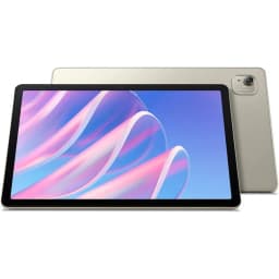 TABLET ACER ICONIA TAB A11 4/128 11 SILVER, écran 11 pouces bord fin, boîtier argent, caméra arrière carrée, façade noire, affichage lumineux rose et bleu