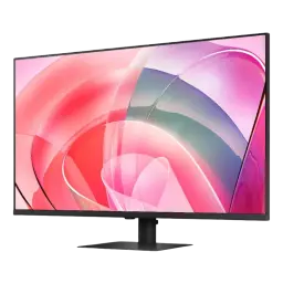 Vista a 45 graus do monitor Samsung ViewFinity S70D