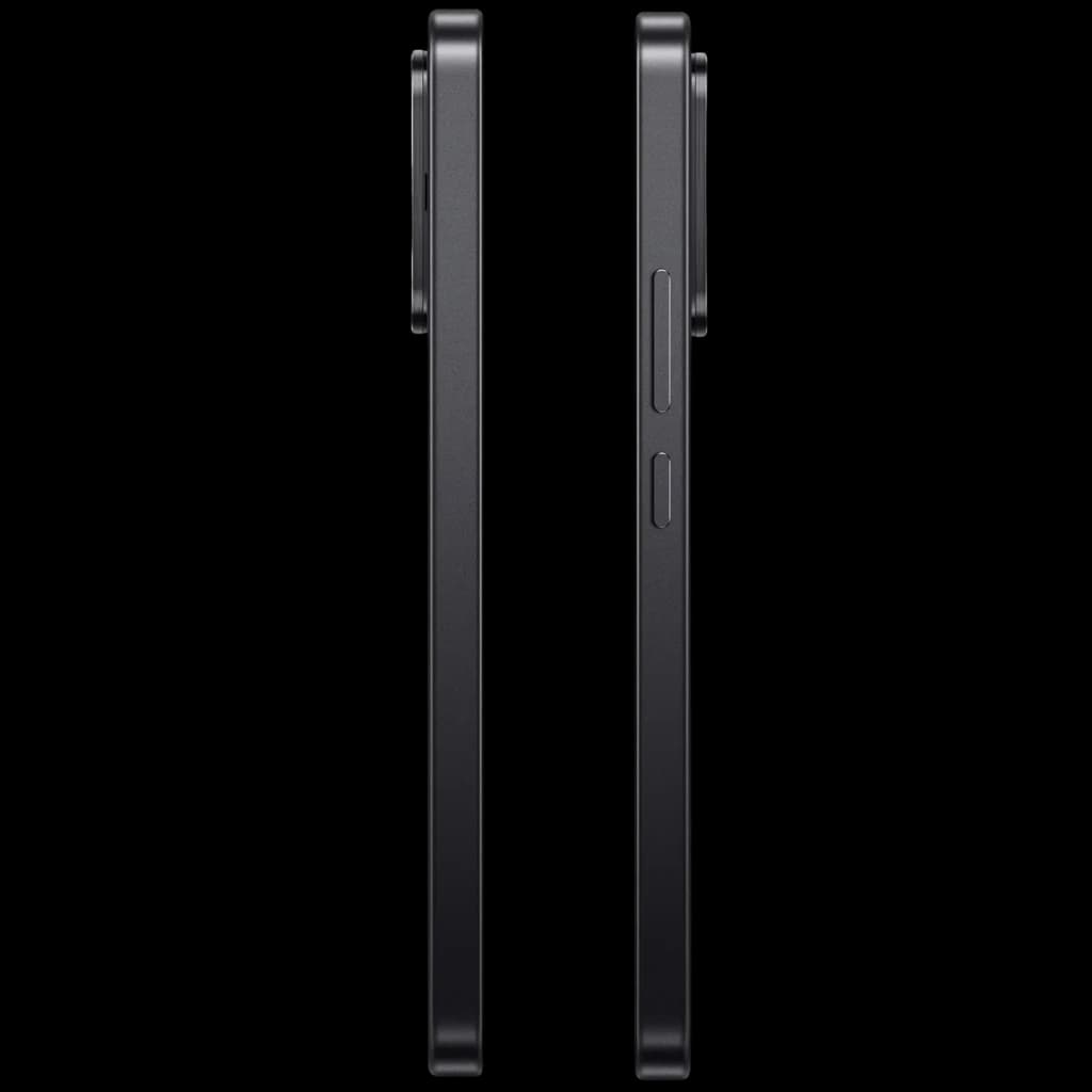 Xiaomi 17T 5G negro con bordes planos y perfil delgado, botones laterales y módulo de cámara trasera sobresaliente; diseño elegante y minimalista