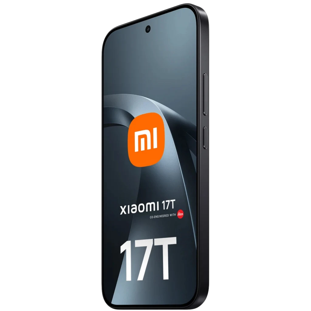 Xiaomi 17T 5G negro con pantalla OLED 6,3 pulgadas 120 Hz, frontal con cámara en orificio central y módulo trasero cuadrado con triple cámara grande - Ítem1