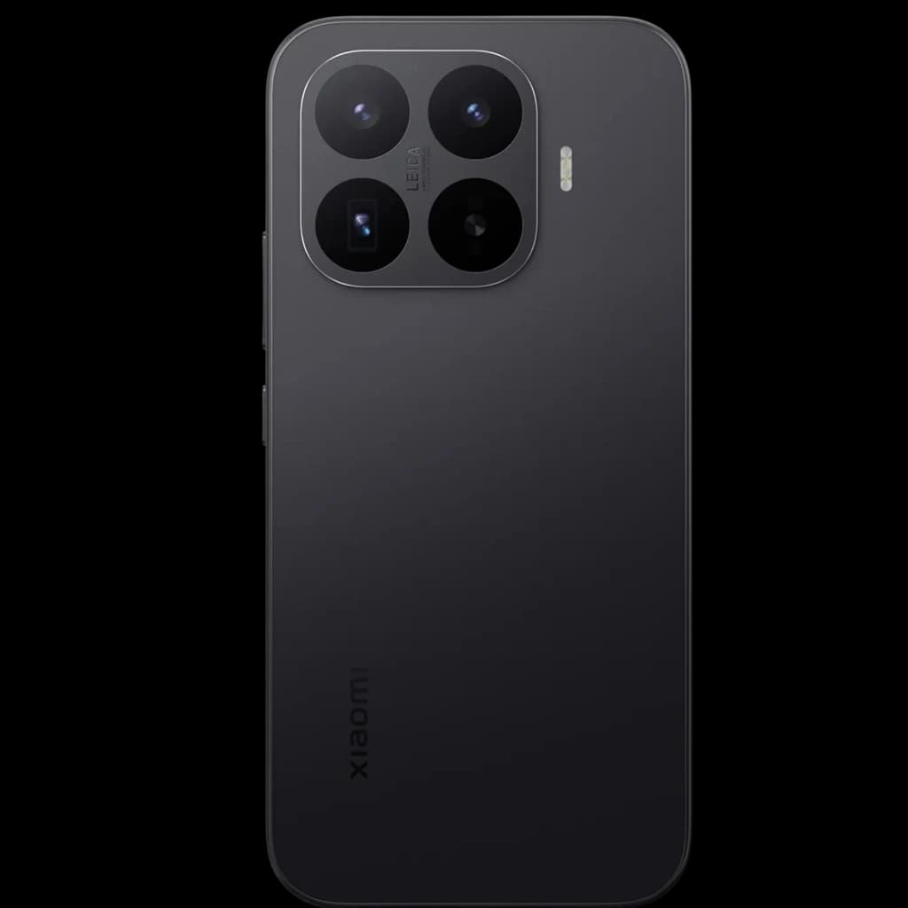 Trasera negra del Xiaomi 17T 5G con módulo cuadrado de triple cámara Leica y flash lateral; acabado mate elegante y bordes rectos modernos
