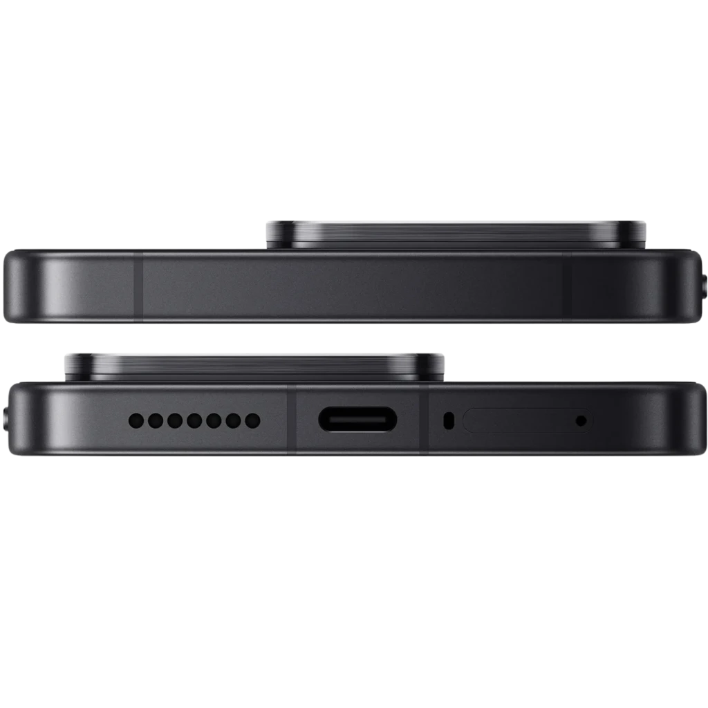 Xiaomi 17T Pro 5G negro con pantalla sin bordes y cámara trasera cuádruple en módulo cuadrado, acabado mate y borde metálico elegante - Ítem6