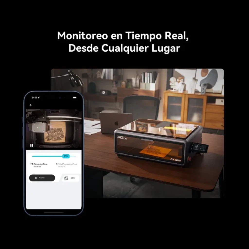 Gravadora a laser de câmara fechada Creality Falcon A1 Pro 20 W - Item3