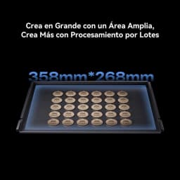 Plateau de gravure 358 x 268 mm du Creality Falcon A1 Pro 20 W avec caméra intégrée, surface large pour traitement par lots et positionnement précis des