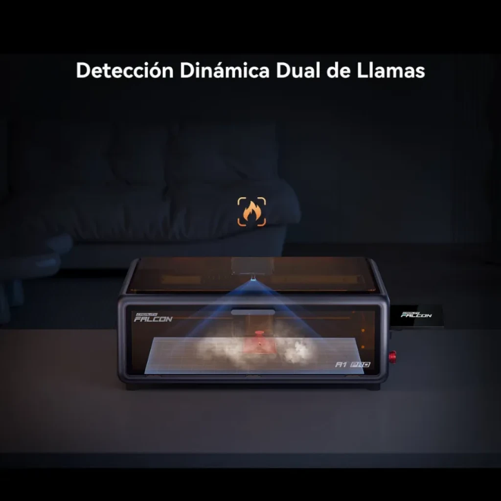 Gravadora a laser de câmara fechada Creality Falcon A1 Pro 20 W - Item8
