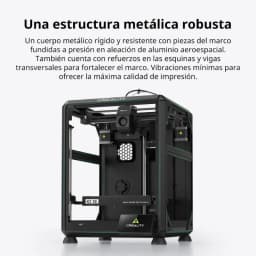 Imprimante 3D Creality K2 SE Combo + CFS 16 couleurs, châssis métallique robuste, renforts dangle, cadre fermé stable, vibrations minimales, haute précision