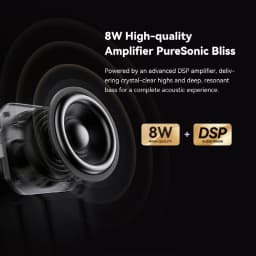 Alto-falante 8W com amplificador DSP avançado, graves profundos e agudos cristalinos; componente de áudio do projetor Wanbo ToGo Pro 1080p 500 ANSI