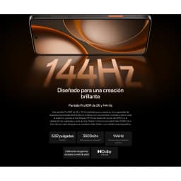 Écran ProXDR 2K 6,82 pouces 144 Hz du Oppo Find X9 Ultra 5G, luminosité 3600 nits, bords fins, caméra frontale centrée, dalle Dolby Vision et gamma calibré