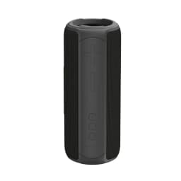 Blackview AuraBass 3 20 W Noir, enceinte portable cylindrique avec maille noire, boutons + et -, commandes frontales et voyants LED, design robuste et compact