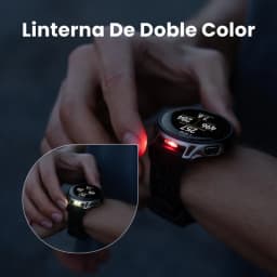 Amazfit Cheetah 2 Pro preto com lanterna de duas cores integrada 
