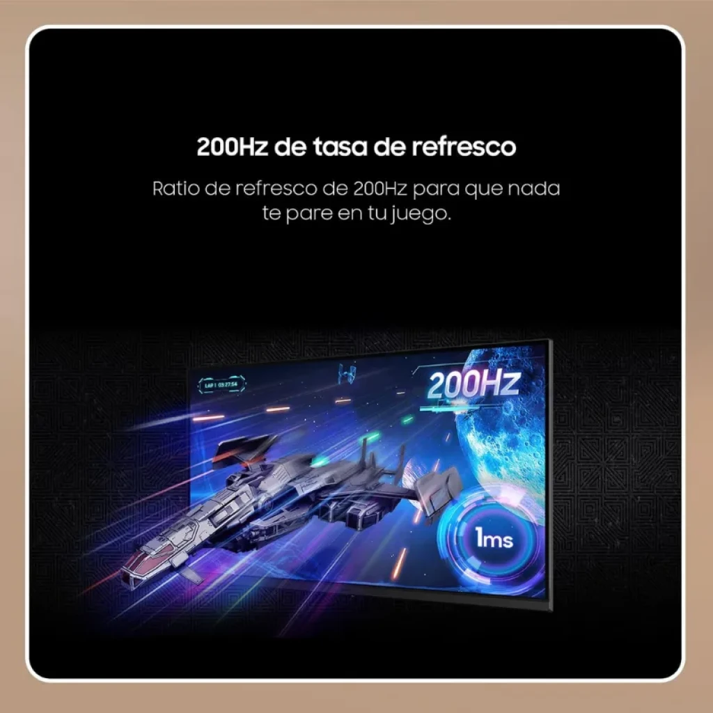 Frontal del monitor Samsung Odyssey G5 G53F de 27