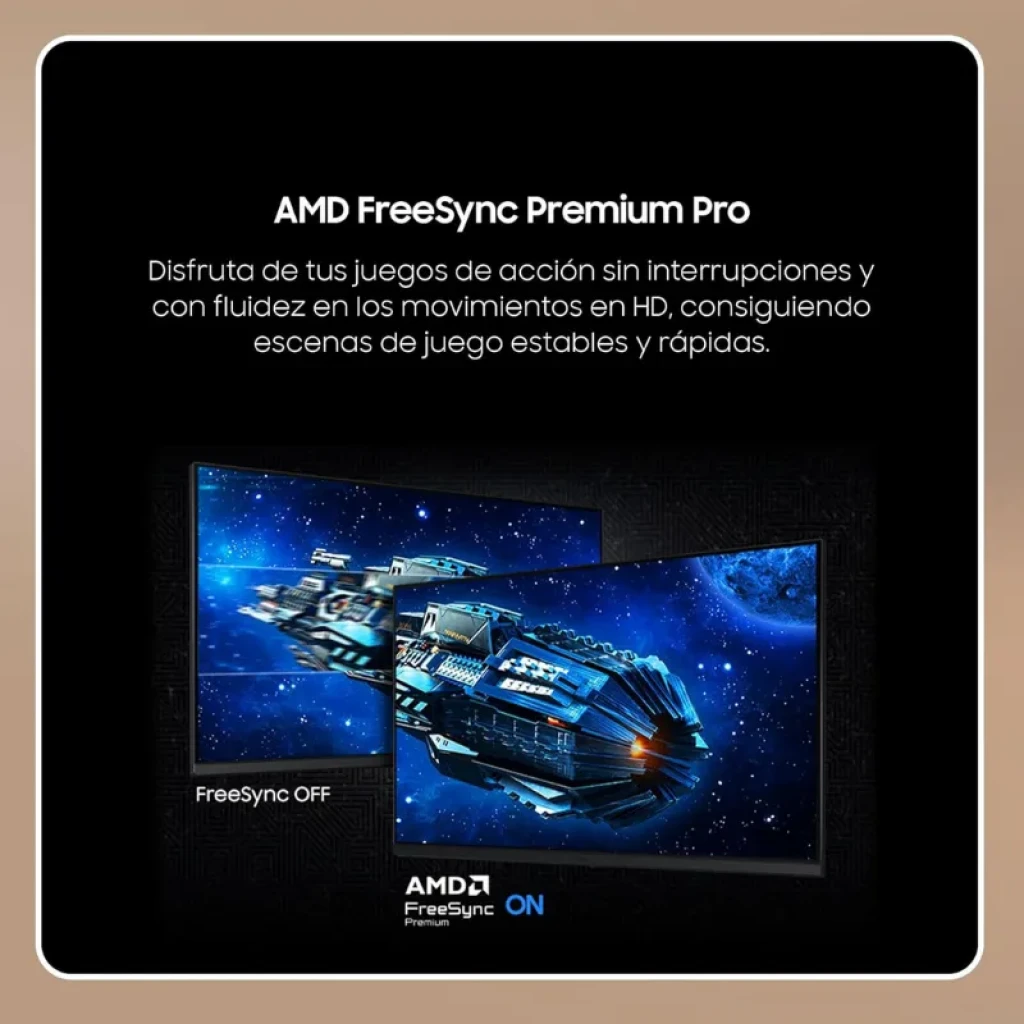 Frontal del monitor Samsung Odyssey G5 G53F de 27