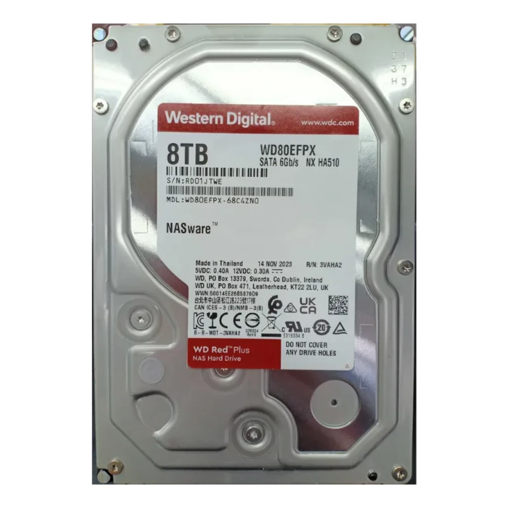Disco rígido Western Digital Red Plus de 8 TB CMR para NAS - Item1