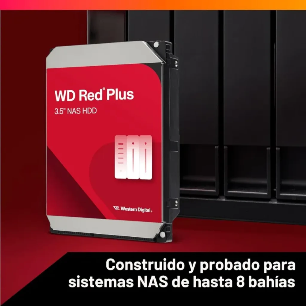 Disco rígido Western Digital Red Plus de 8 TB CMR para NAS - Item3