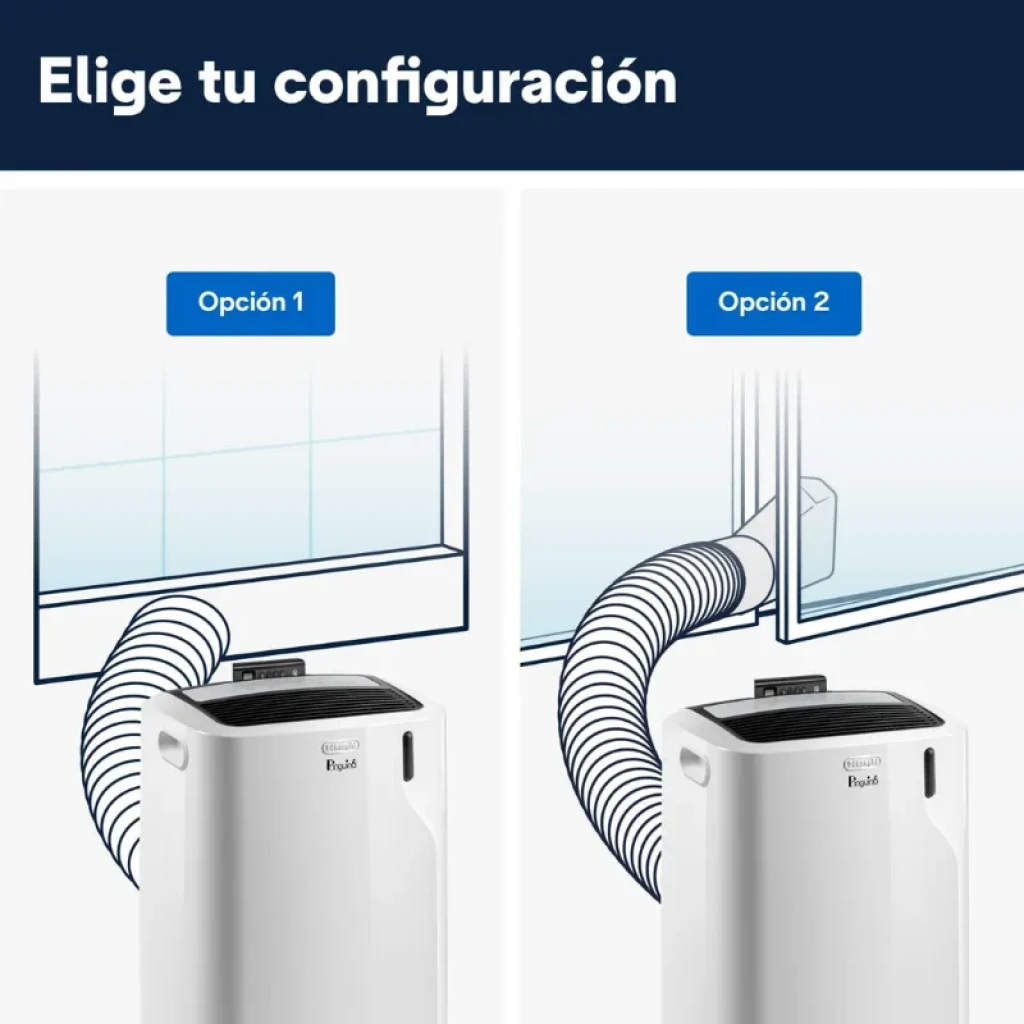 Aire acondicionado portátil De'Longhi PAC EM90K Silent blanco, vista frontal - Ítem3