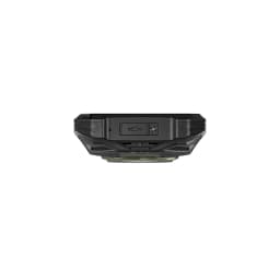 Puerto inferior del Doogee V Max 2 5G negro con tapa sellada USB resistente, diseño robusto IP68 y bordes reforzados para máxima durabilidad