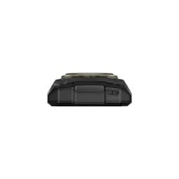 Doogee V Max 2 Pro 5G noir vu de profil bas avec coque robuste, ligne angulaire, module photo proéminent et port latéral protégé IP68