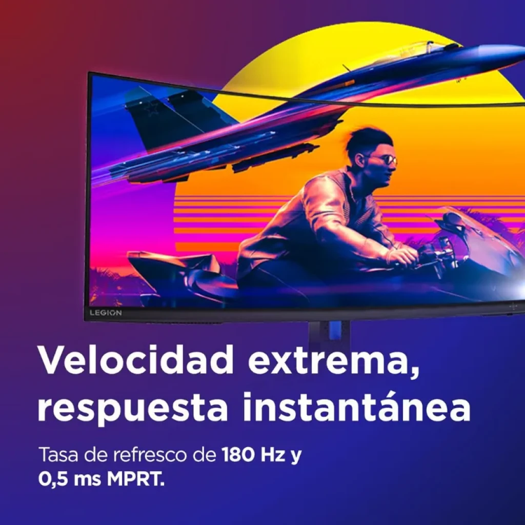 Monitor curvo Lenovo Legion R34w-30 de 34 polegadas com resolução WQHD - Item4