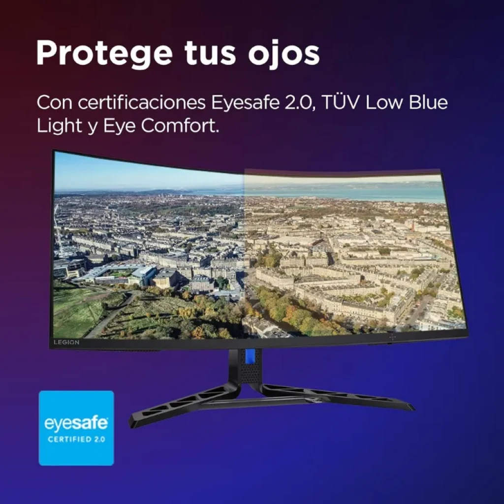 Monitor curvo Lenovo Legion R34w-30 de 34 polegadas com resolução WQHD - Item5