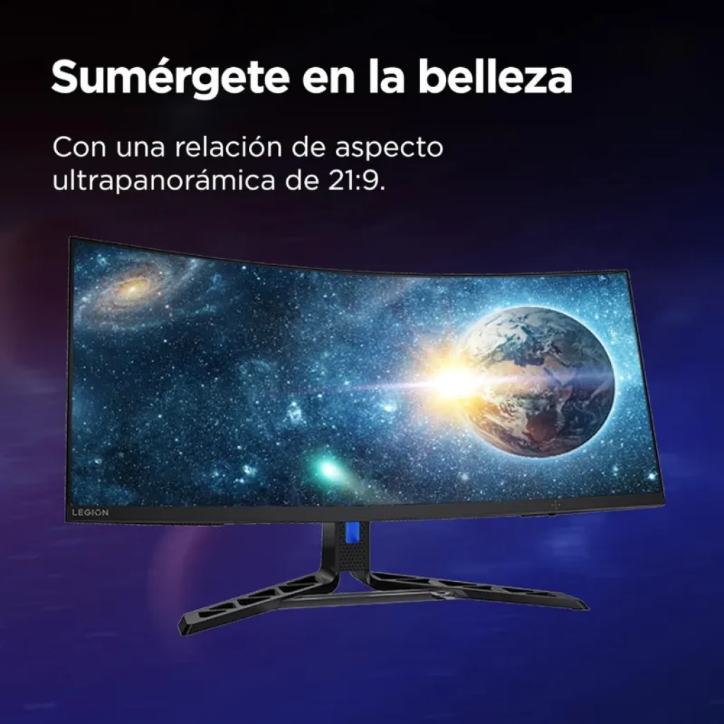Monitor curvo Lenovo Legion R34w-30 de 34 polegadas com resolução WQHD - Item6