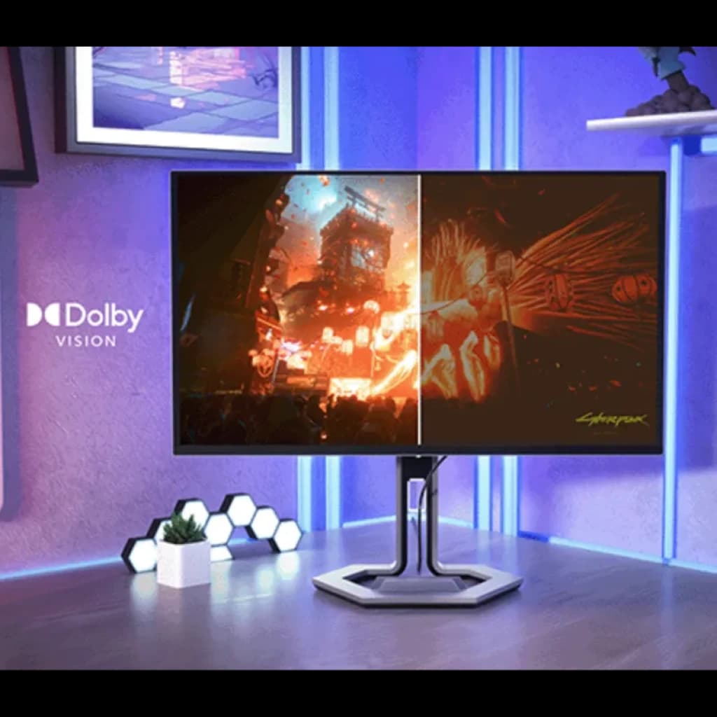 Lenovo Legion Pro 32UD-10 HDR con Dolby Vision, biseles delgados y peana hexagonal ajustable