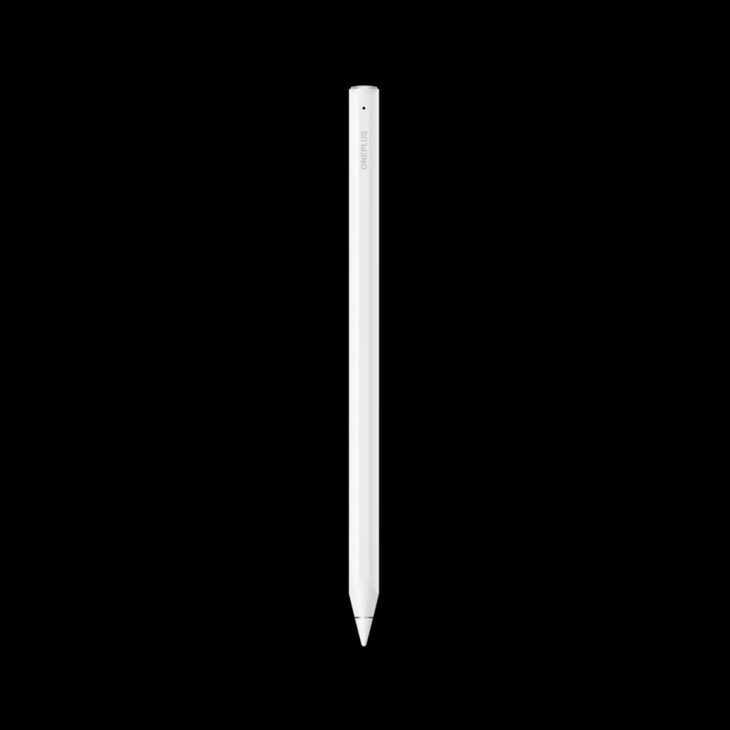 OnePlus Stylo Pro stylet optique blanc, corps fin, embout précis, clip latéral discret, adapté aux tablettes et écrans tactiles