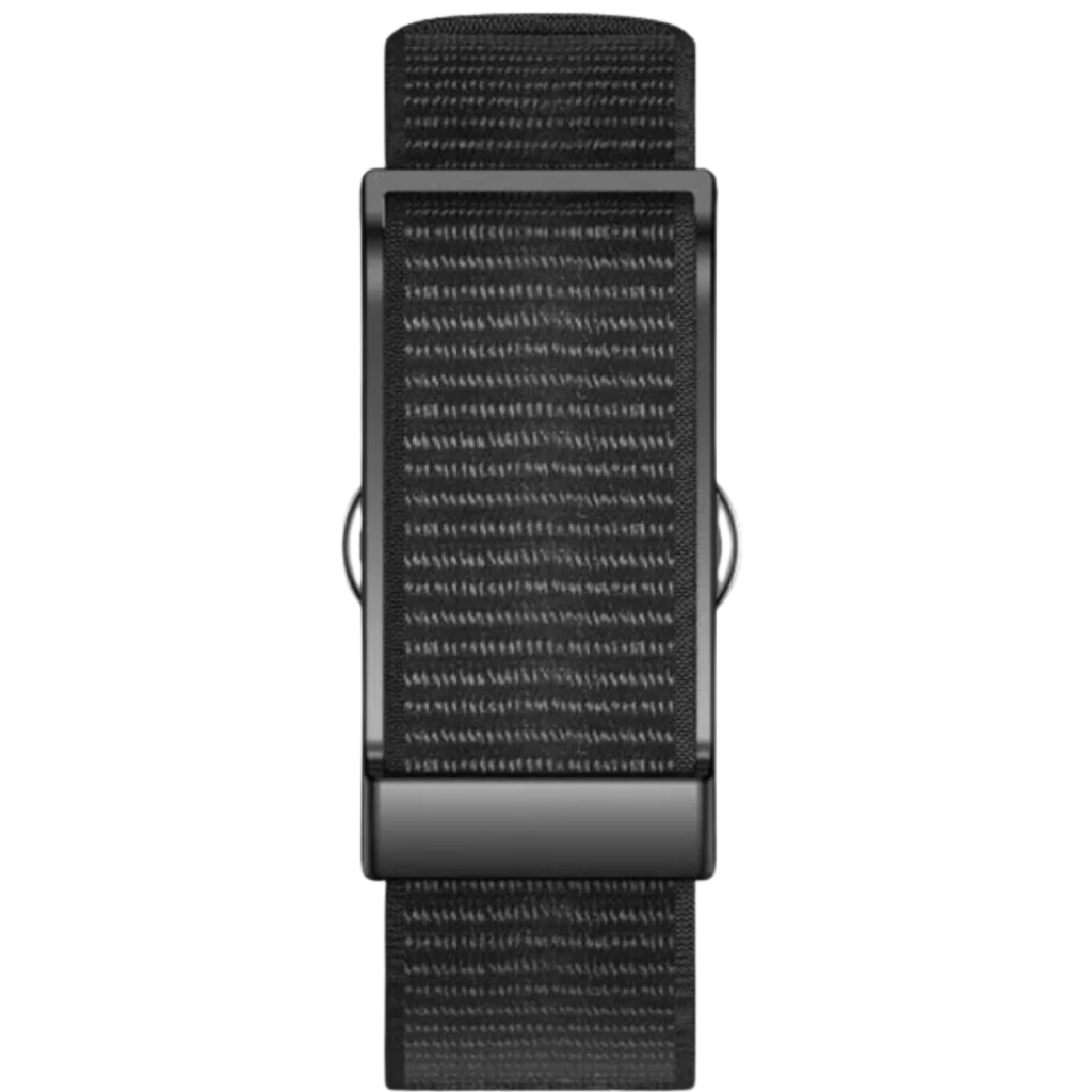 Nilox ONAIR Pulseira de Atividade preta com faixa têxtil ajustável, fecho metálico seguro, design leve e resistente IP68 para desporto e uso diário - Item2