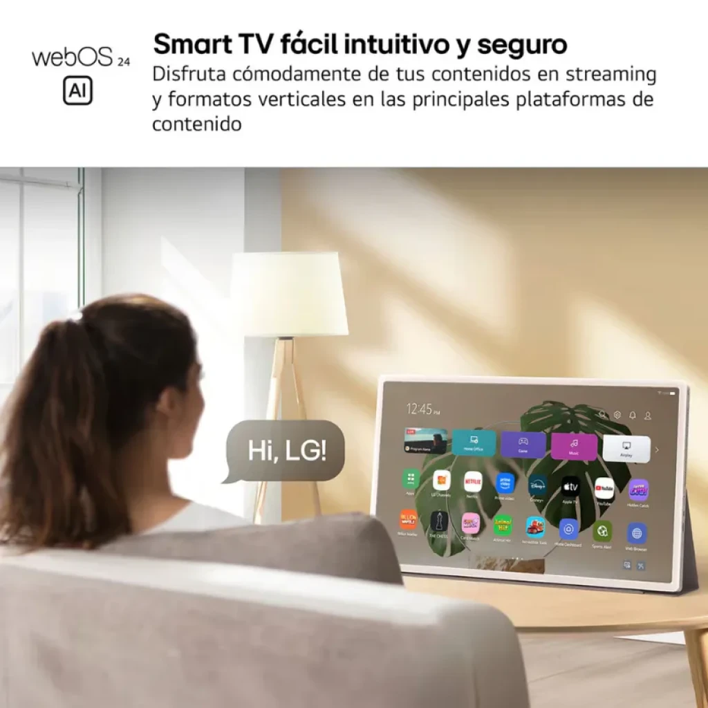 LG StanbyME 2 27LX6TDGA, ecrã tátil de 27 polegadas em suporte com rodas - Item6