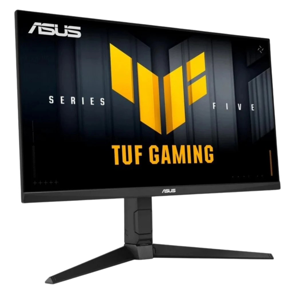 ASUS TUF Gaming VG27AQL5A, monitor 27 pulgadas QHD 2560x1440, panel Fast IPS, 210 Hz, biseles finos, logotipo TUF amarillo, base en V negra ajustable - Ítem1