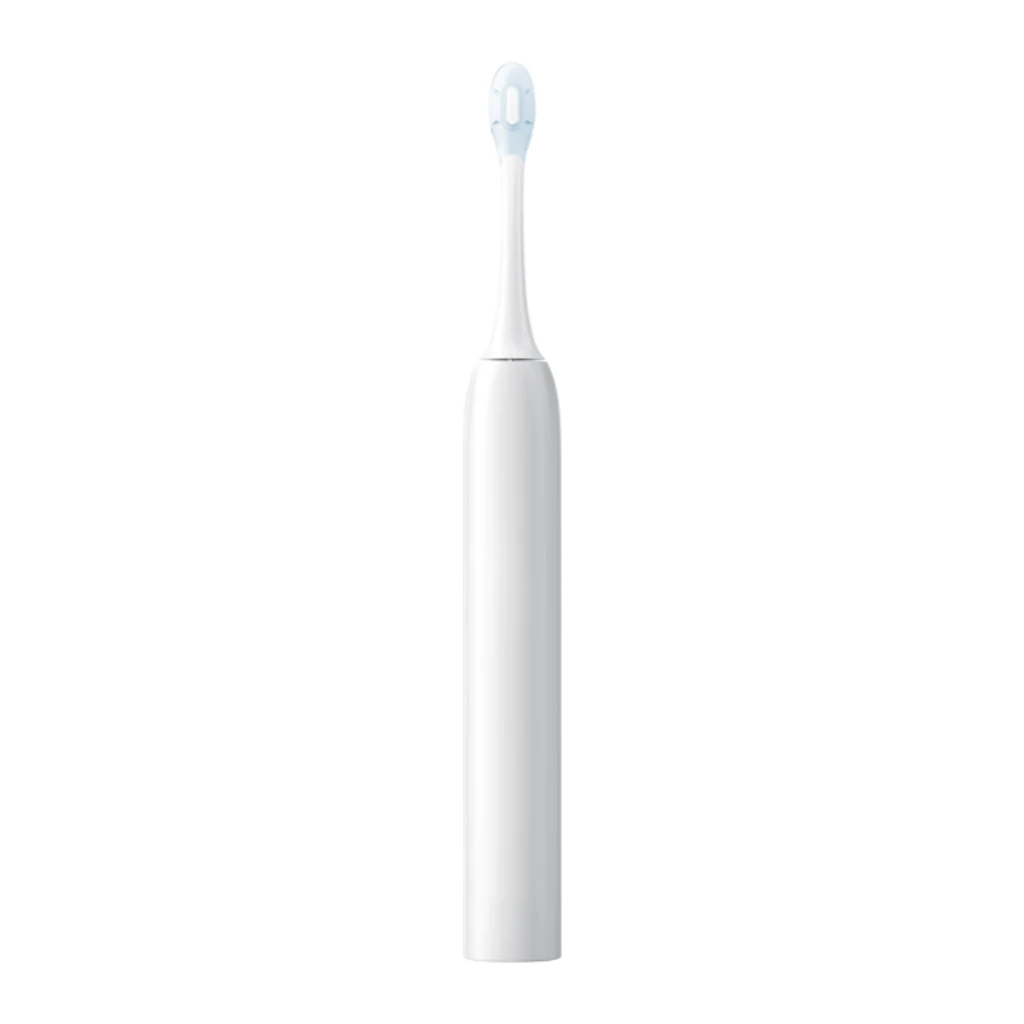 Cepillo Eléctrico Xiaomi Mijia Pro blanco con pantalla a color, botón central, cabezal compacto con cerdas multicolor y cuerpo cilíndrico minimalista - Ítem1