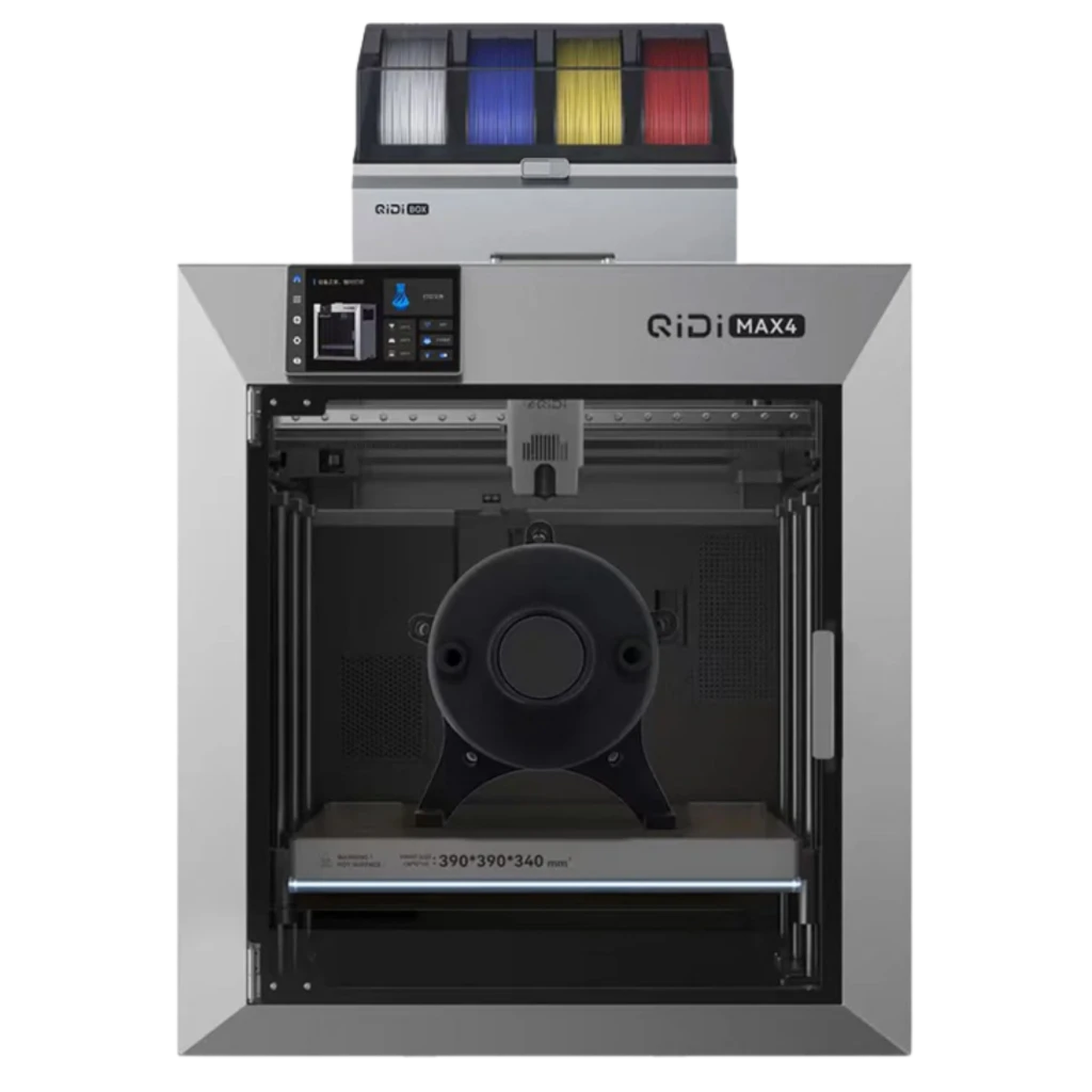 QIDI Tech Max 4 Combo FDM avec boîtier fermé, écran de contrôle latéral et support supérieur pour 6 bobines, grand volume 390 x 390 x 340 mm - Ítem2