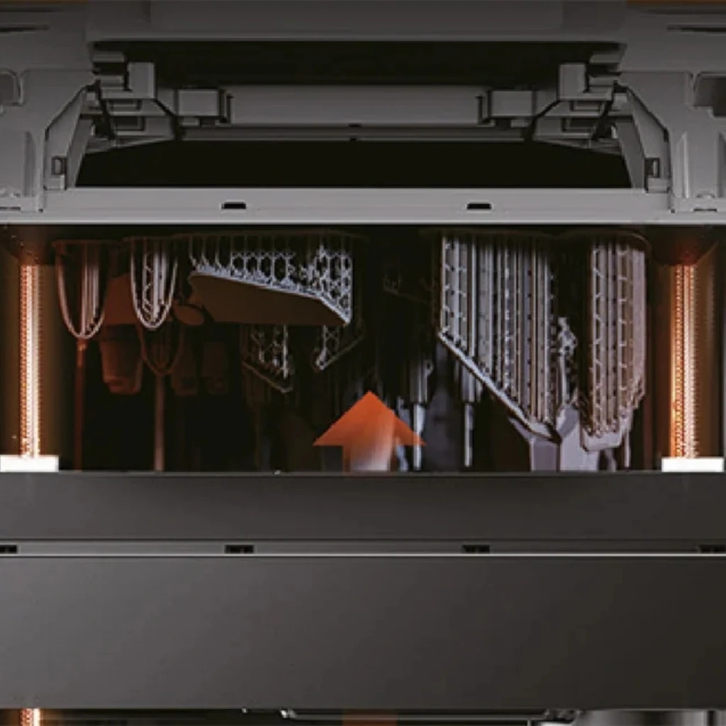 Creality Halot-X1 Combo 16K impresora 3D de resina con tapa ámbar, pantalla táctil superior y módulo externo; volumen 211 x 118 x 200 mm, 170 mm/h - Ítem4