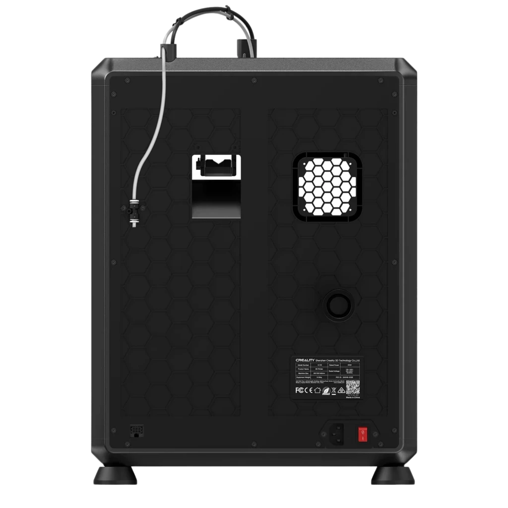Imprimante 3D FDM Creality K2 SE châssis fermé noir, écran tactile avant, rail Z central, volume 220 × 215 × 245 mm, vitesse jusqu’à 500 mm s - Ítem2