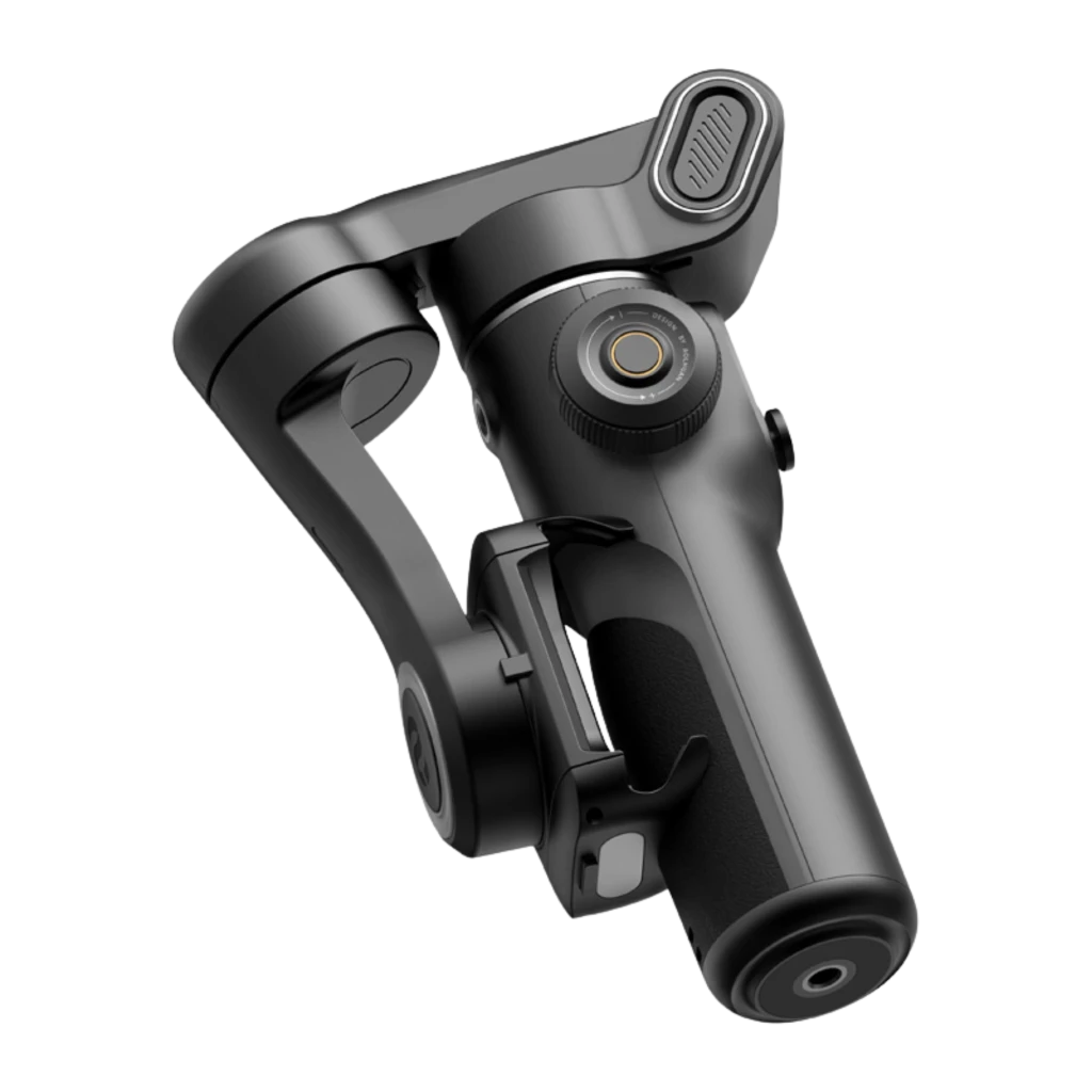 AOCHUAN Smart X2 Standard Gimbal 3 ejes para smartphone, color negro, diseño plegable, mango ergonómico con joystick y controles integrados - Ítem4