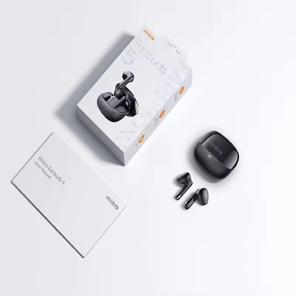 Mibro Earbuds 5 Inalámbricos IPX4 30 h Rosa con estuche de carga brillante, dos auriculares intraurales L y R, diseño compacto y acabado negro pulido - Ítem4