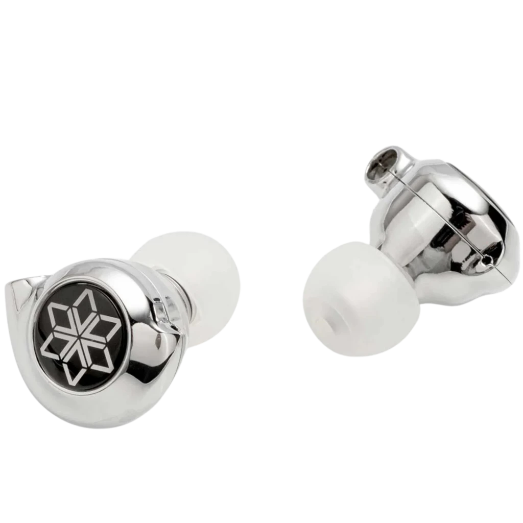 FiiO FD11 MIC 10 mm – auricular Hi‑Res 24 Ω prateado com driver dinâmico, cabo trançado, controle no fio com microfone e plugue P2 em L - Item2