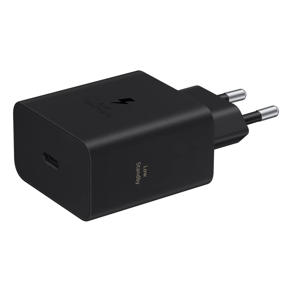 Cargador Samsung EP-T6010NBE negro, adaptador de corriente USB-C 60W con Carga Súper Rápida 2.0, diseño compacto mate y conector europeo de dos pines - Ítem2