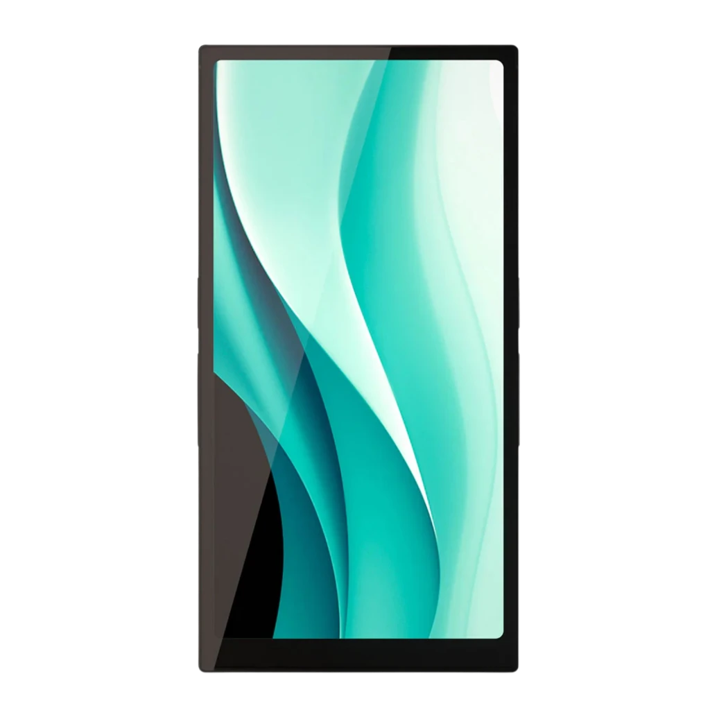 HiBy R6 Pro II 2025 reproductor Hi-Res portátil negro con pantalla grande, botones laterales, salida balanceada 4.4 mm y trasera con fibra de carbono - Ítem2
