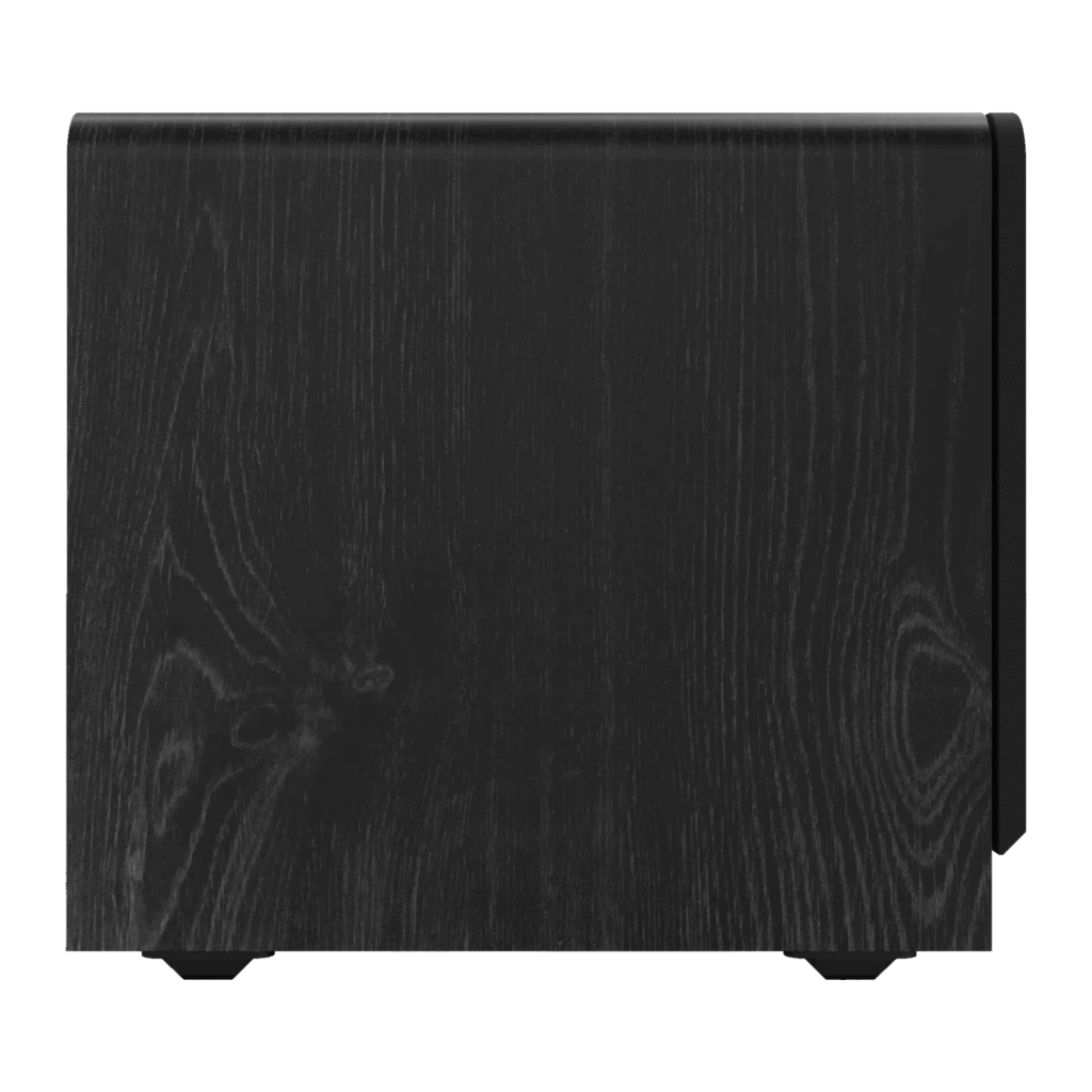 Klipsch RP-1600SW Subwoofer 800 W RMS negro con cono de cobre cepillado, gabinete cuadrado elegante y puerto frontal; diseño robusto y moderno - Ítem3