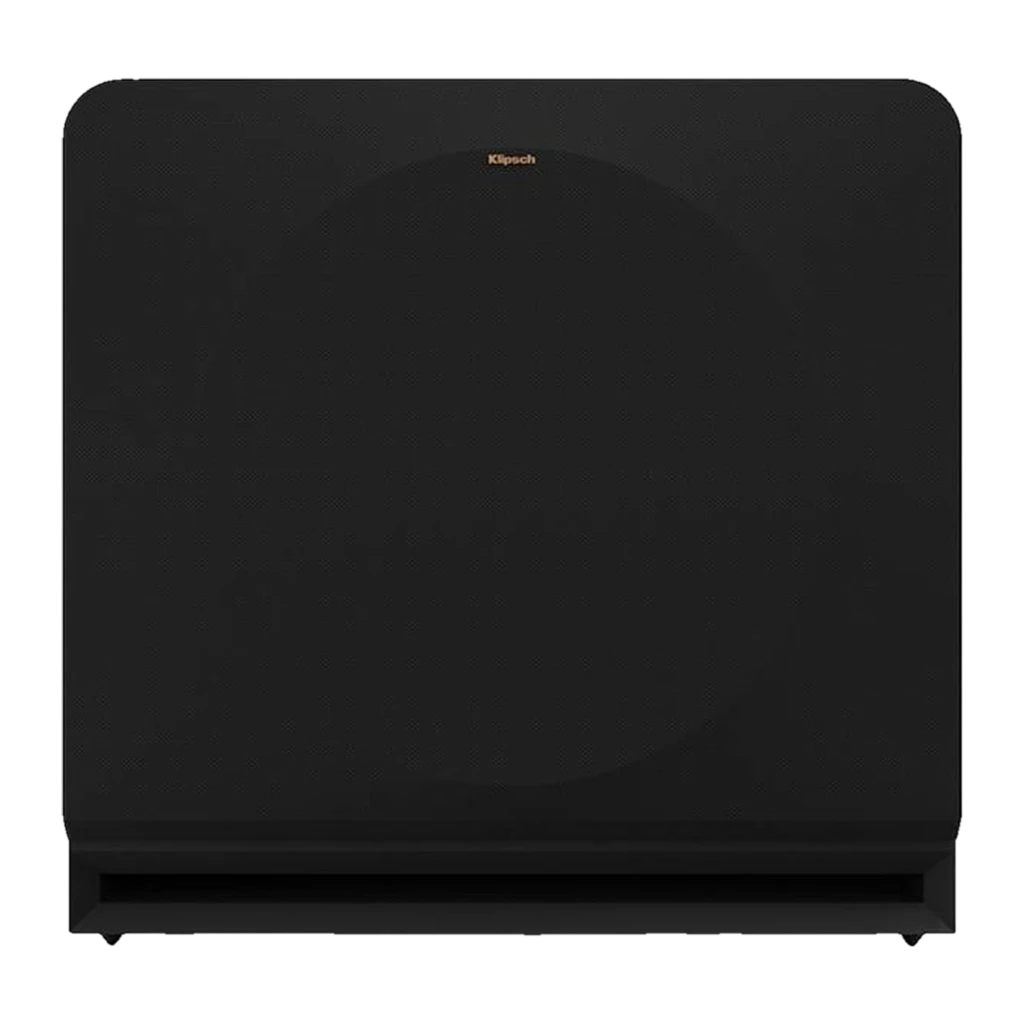 Klipsch RP-1600SW Subwoofer 800 W RMS negro con cono de cobre cepillado, gabinete cuadrado elegante y puerto frontal; diseño robusto y moderno - Ítem2