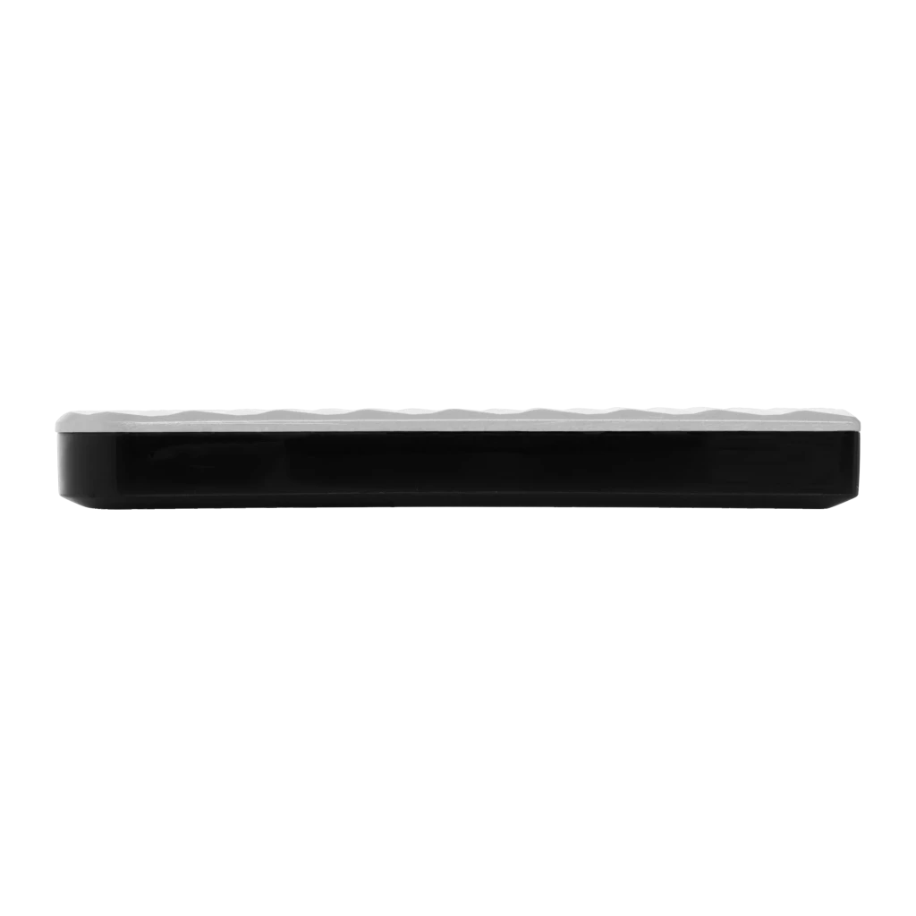 Disco Rígido Externo Verbatim Store 'n' Go 2,5 polegadas 1TB USB 3.0 Prata, detalhe lateral: perfil fino com tampa prateada
