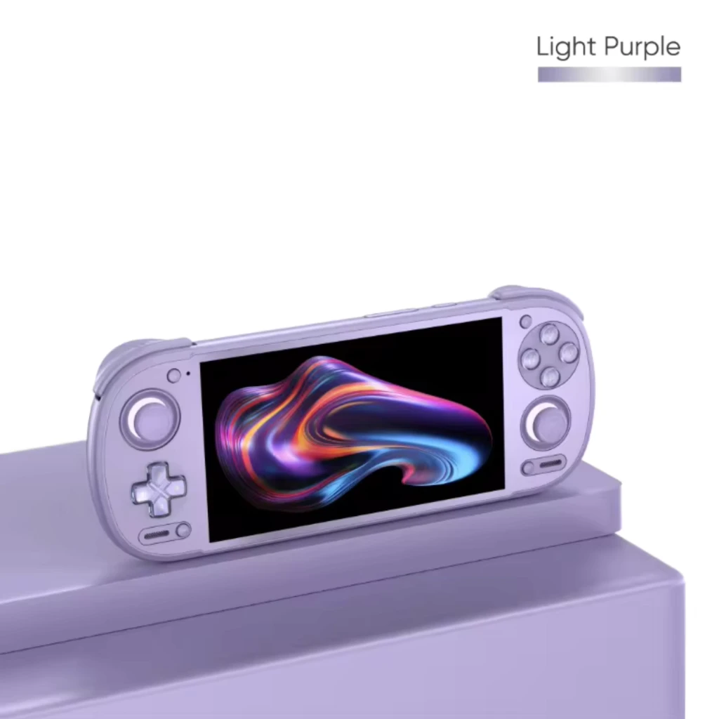 Retroid Pocket 6 Stick TOP AMOLED 256 GB Lila con carcasa translúcida, pantalla AMOLED vibrante, cruceta y botones frontales, diseño portátil retro - Ítem4