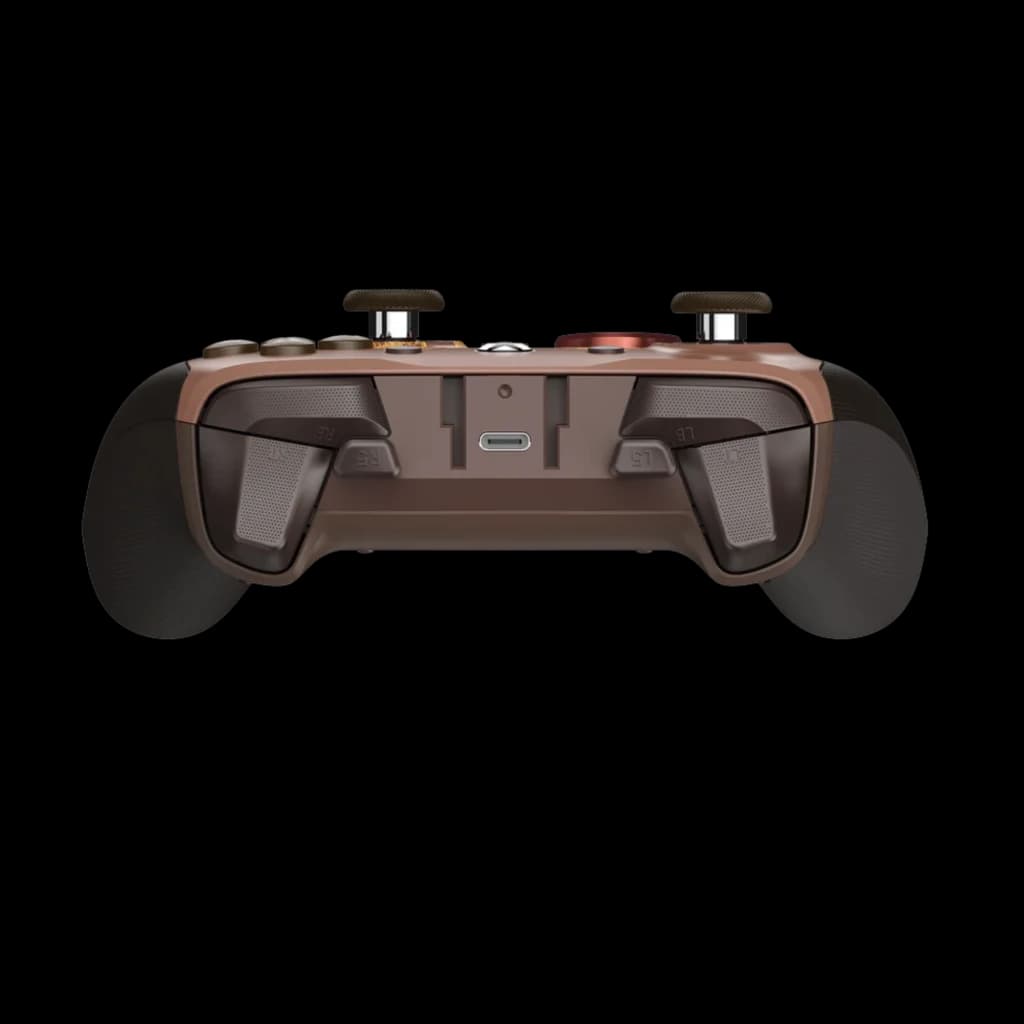 Mando inalámbrico GameSir G7 Pro edición Dragon Dogma 2, color cobre y negro, grip texturizado, gatillos y sticks de aluminio, puerto USB-C, compatibilidad