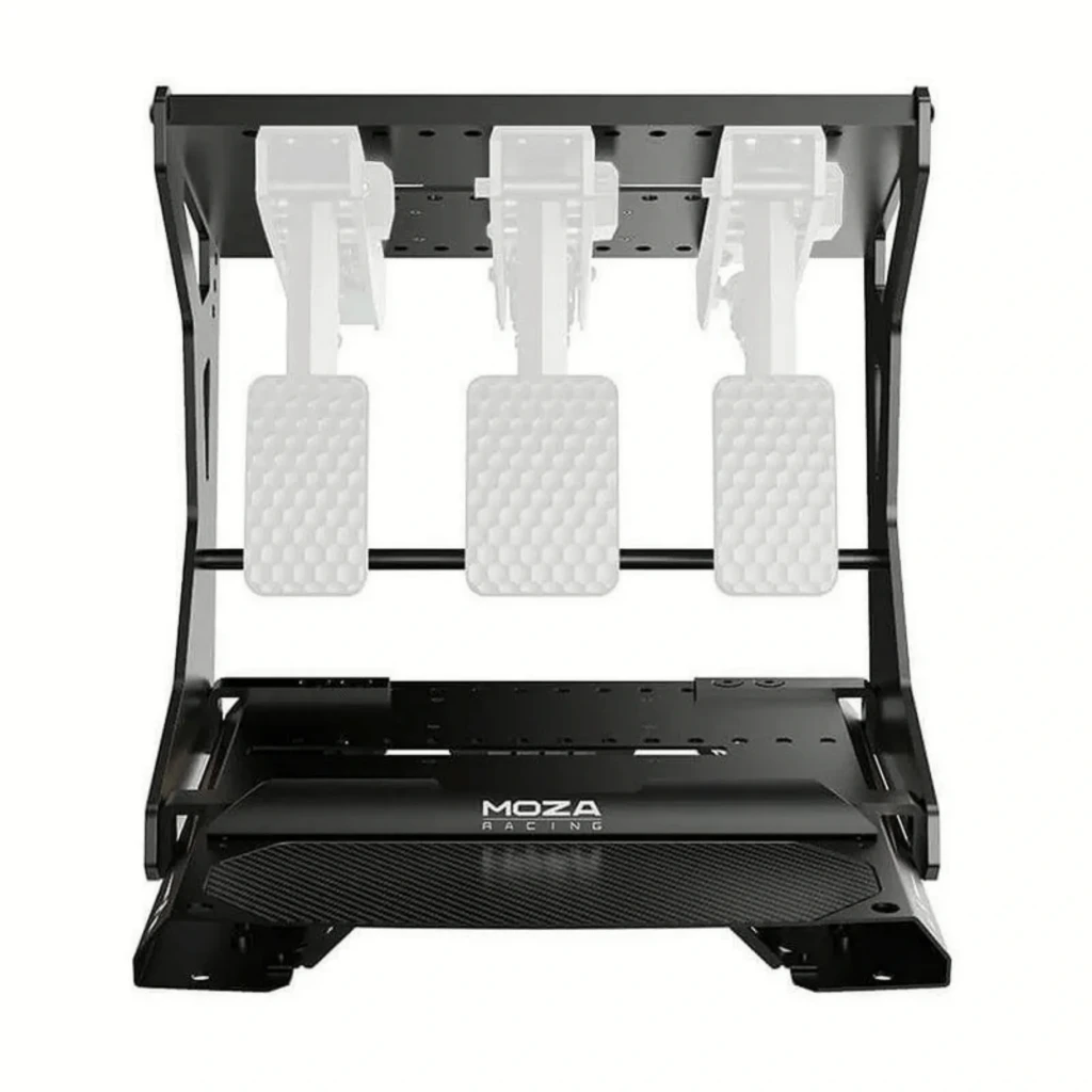 Kit para Invertir los Pedales CRP2 MOZA - Estructura de acero robusta, soporte inclinable negro, montaje para tres pedales con acabado texturizado - Ítem2